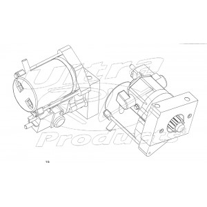 W0012669  -  Starter Motor Asm (HDS Option Code)